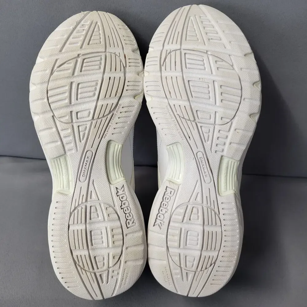 Reebok DMX Max Athletic Leather Sneakers Shoes Womens 7‎ White 11-V49880 Walking